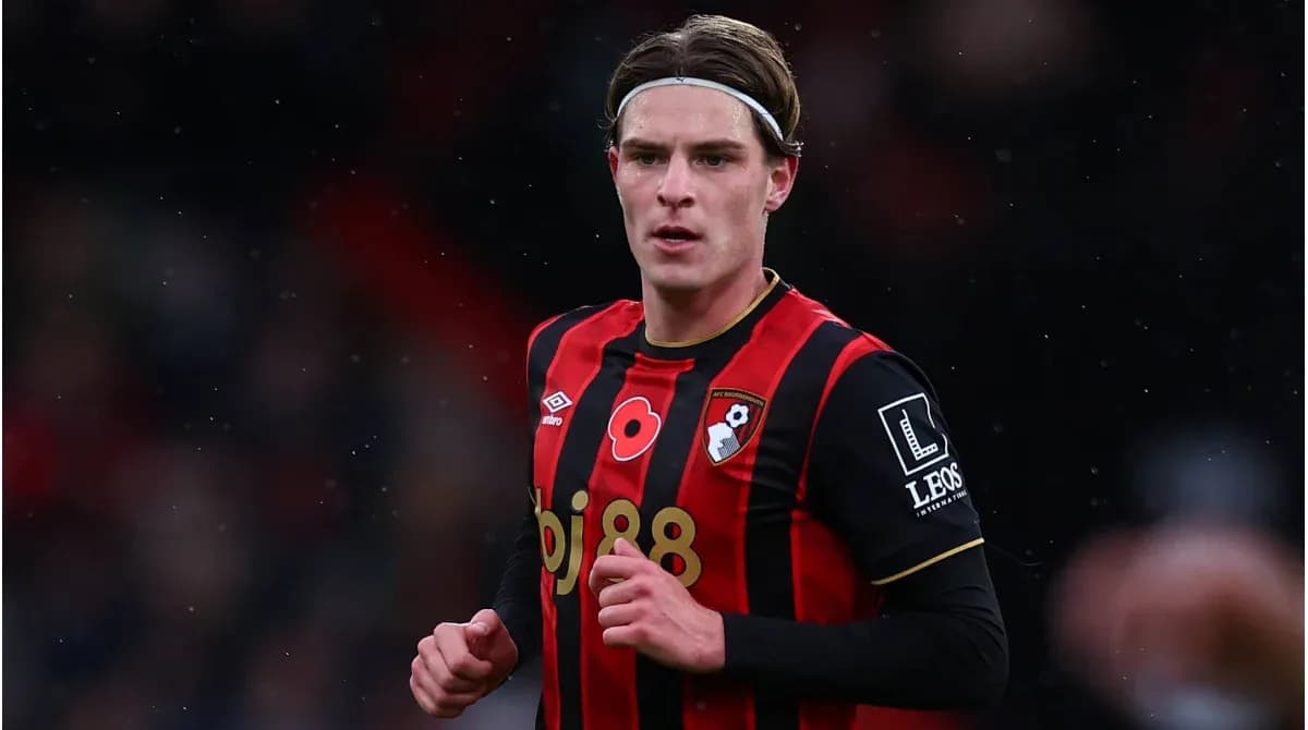 AFC Bournemouth player running on the field