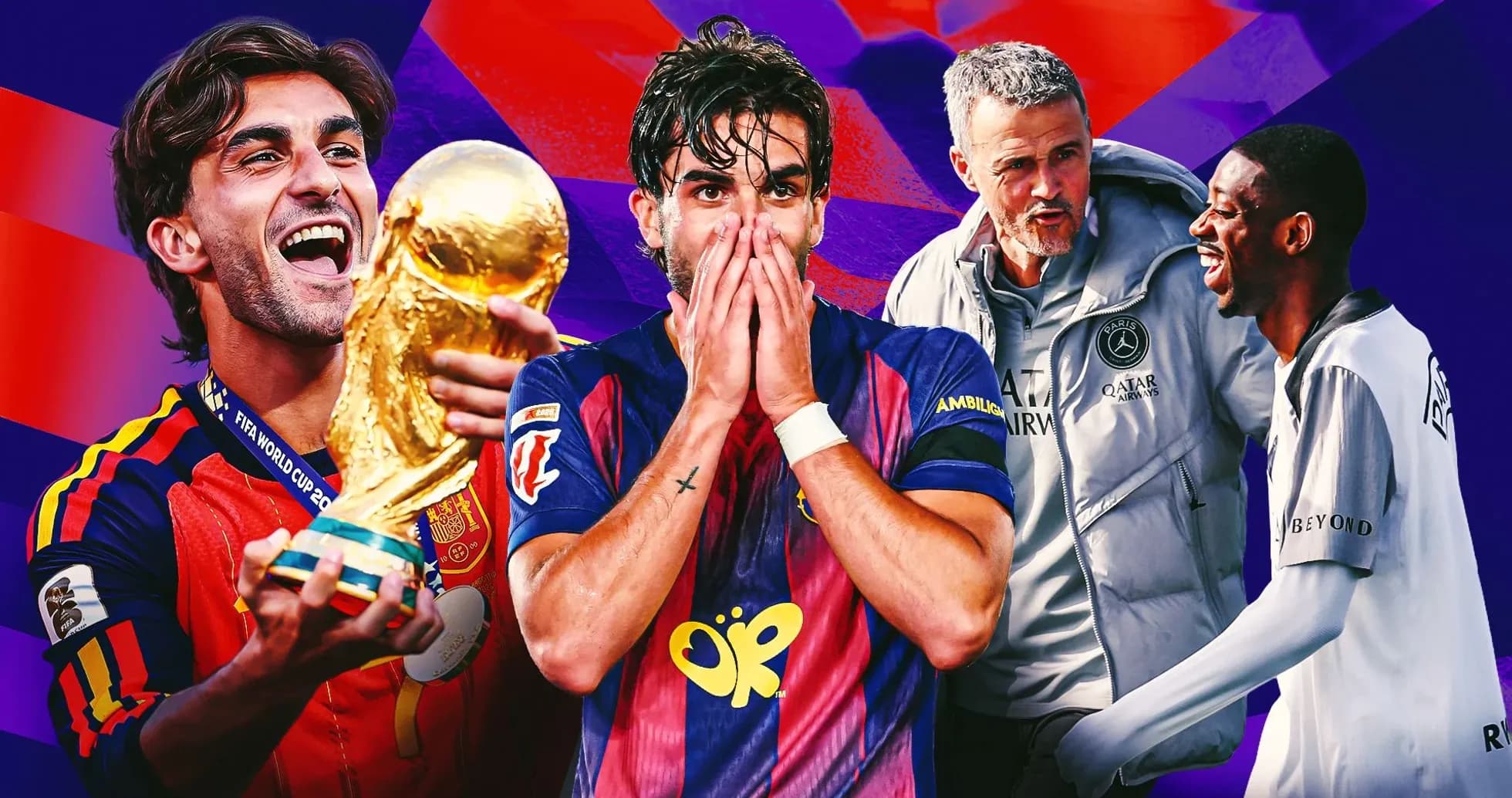 Player celebrating World Cup victory with trophy