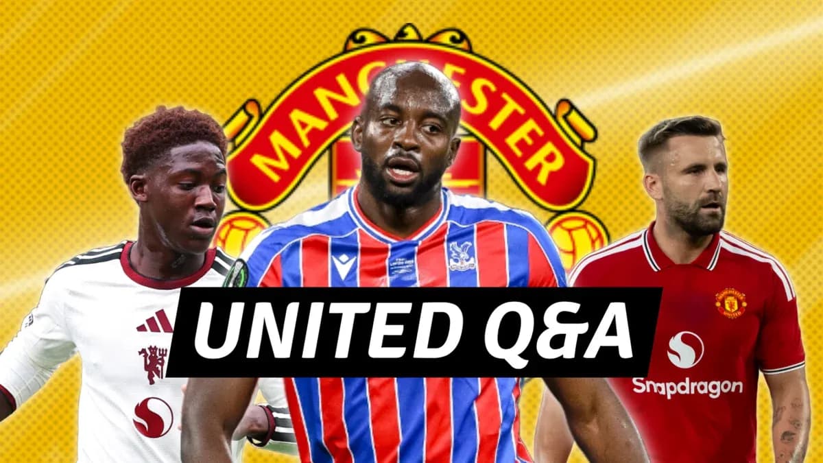 Three football players with Manchester United background
