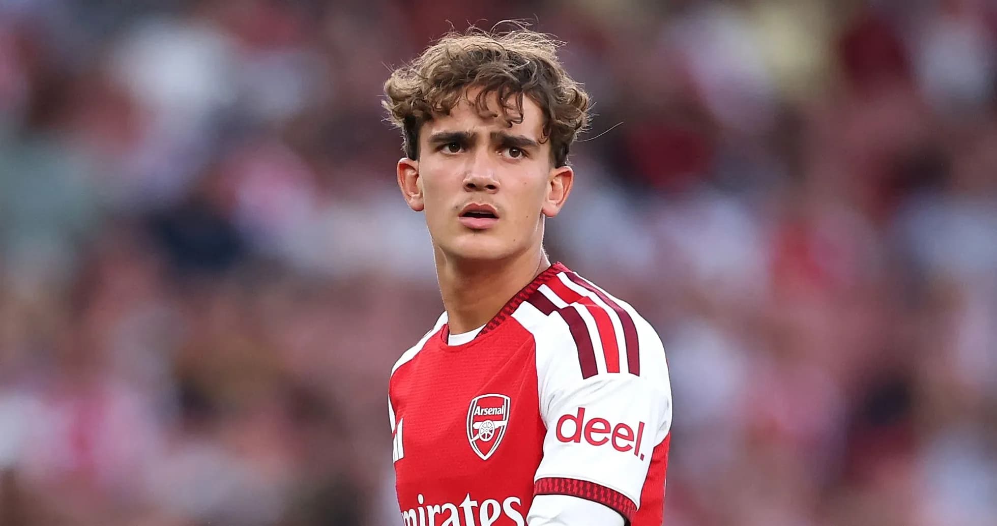 Arsenal player looking focused during match Arsenal player looking focused during match