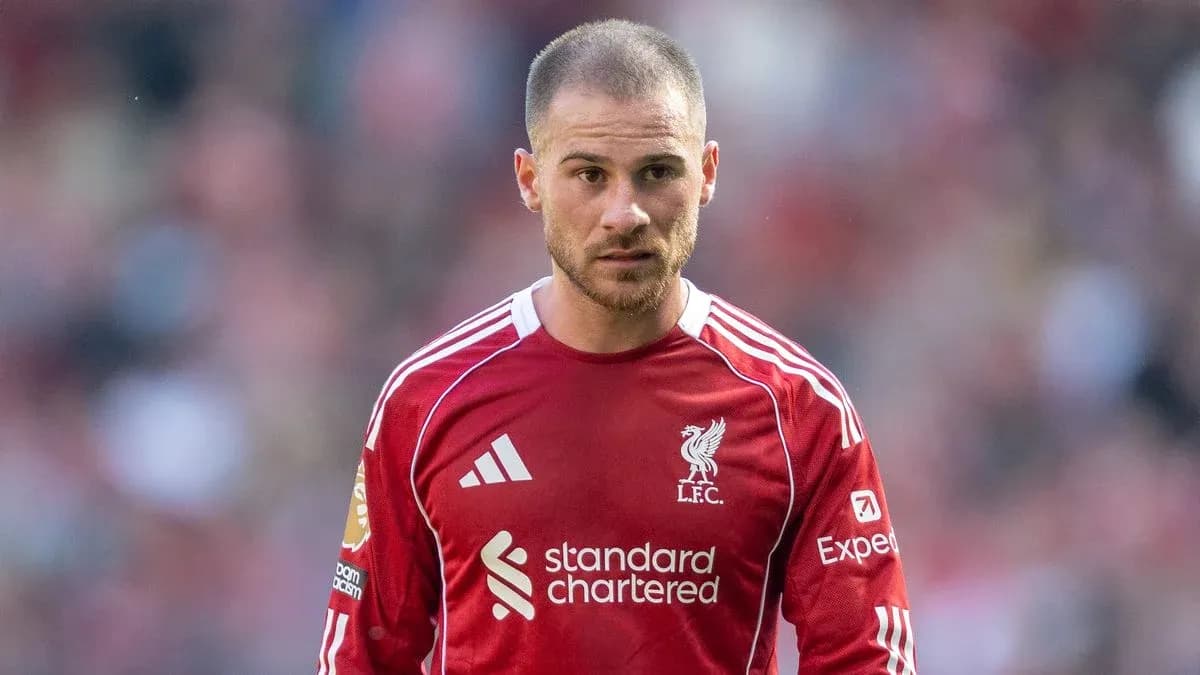 Player in red Liverpool jersey during match Player in red Liverpool jersey during match