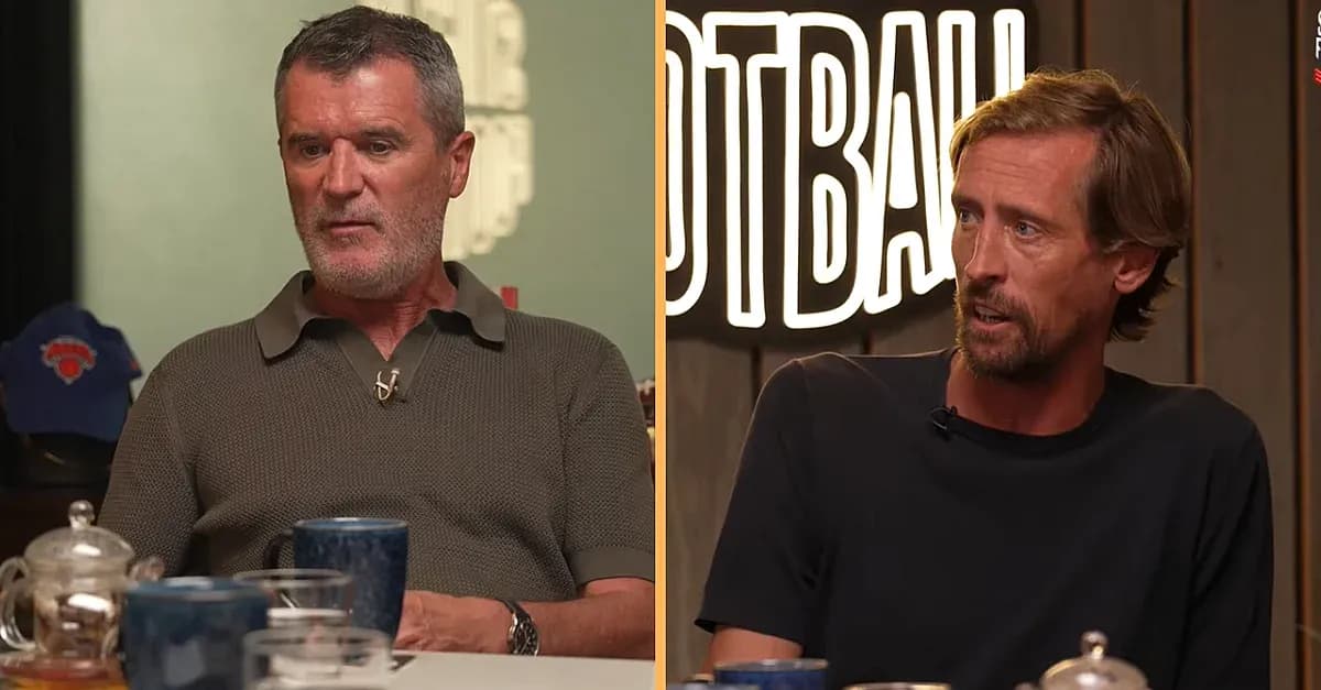 Two men discussing in a casual interview setting Two men discussing in a casual interview setting