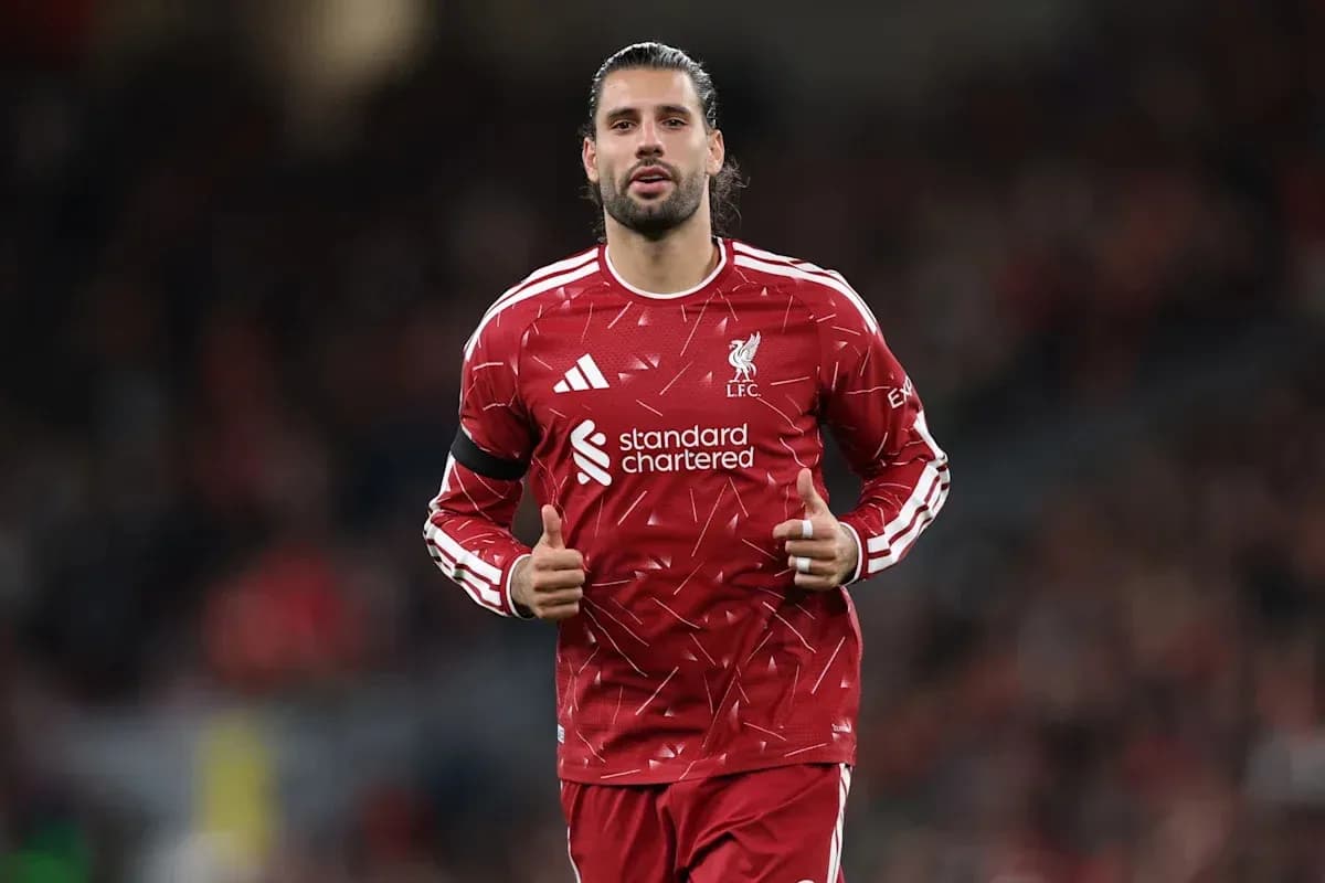 Player warming up in Liverpool kit at stadium Player warming up in Liverpool kit at stadium