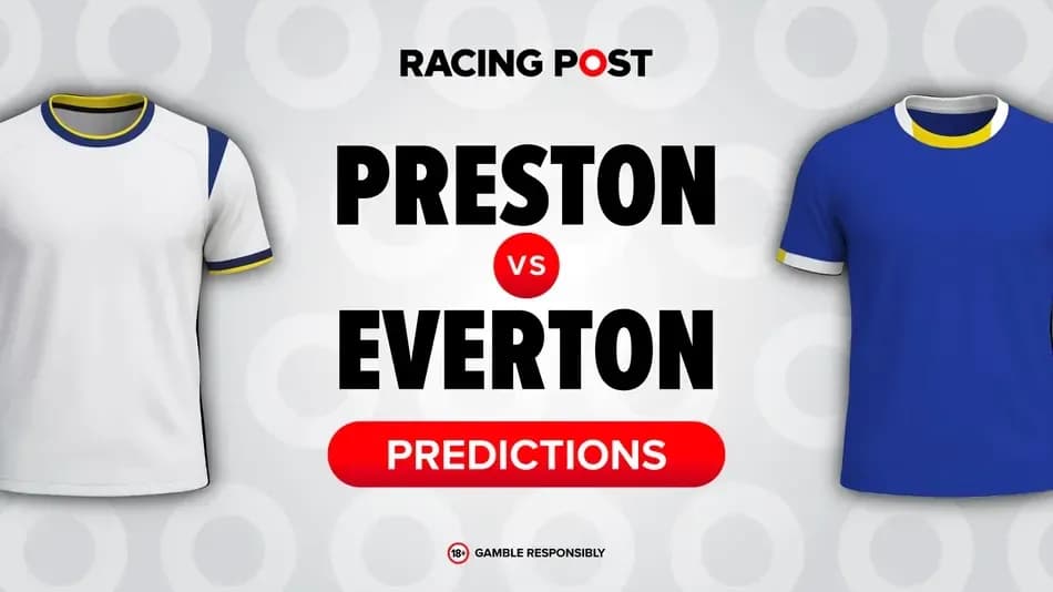Preston and Everton jerseys with match predictions Preston and Everton jerseys with match predictions