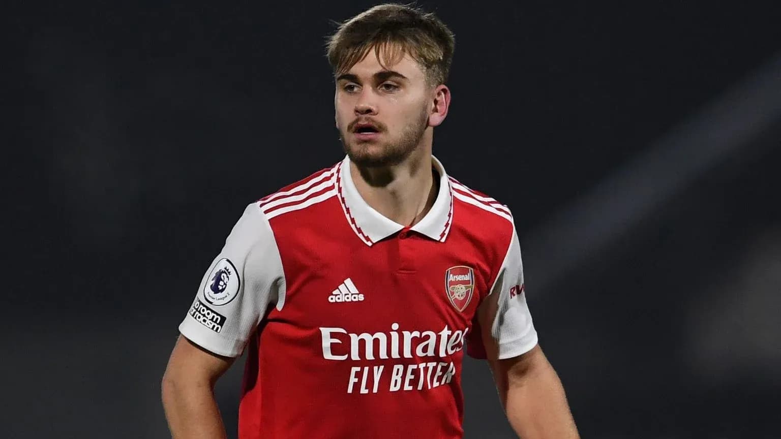 Player in Arsenal kit during a match Player in Arsenal kit during a match