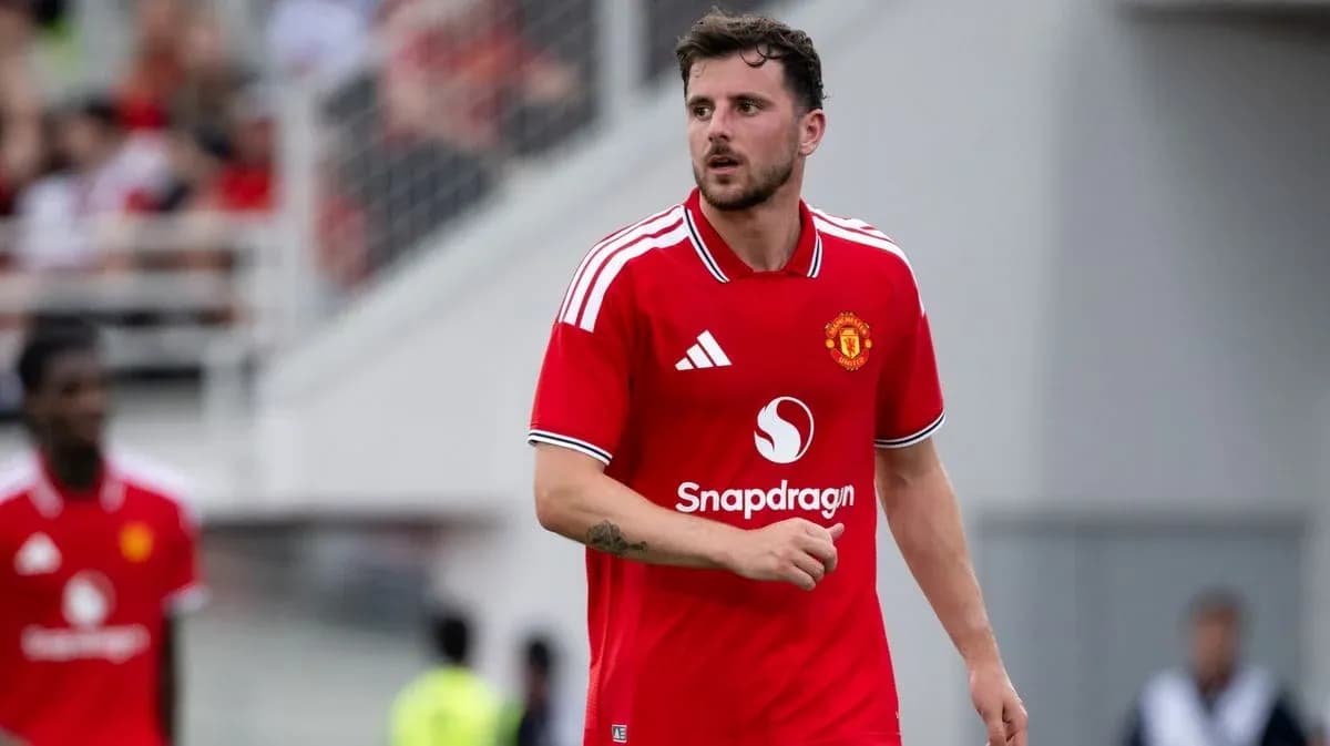 Player wearing Manchester United kit during match Player wearing Manchester United kit during match