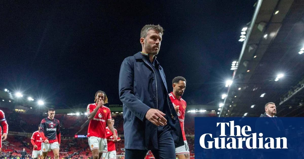 Manchester United players walking off the pitch Manchester United players walking off the pitch