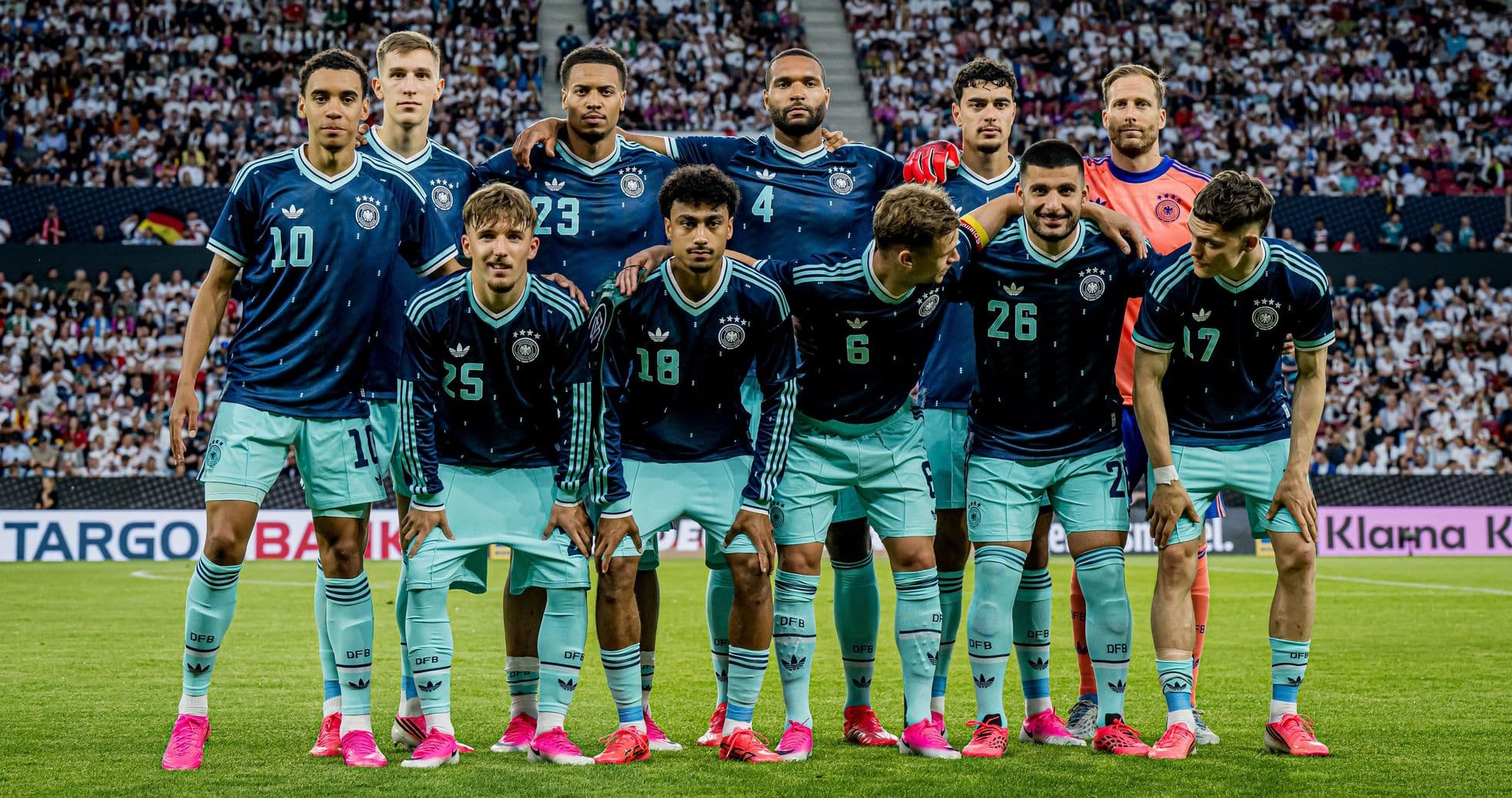 German national football team posing for photo German national football team posing for photo