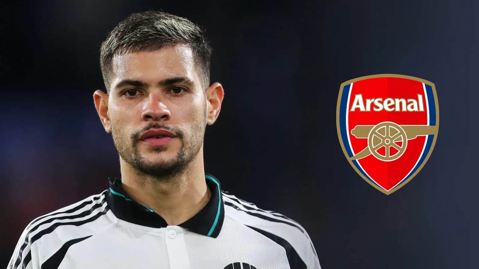 Player in Arsenal kit with club logo Player in Arsenal kit with club logo