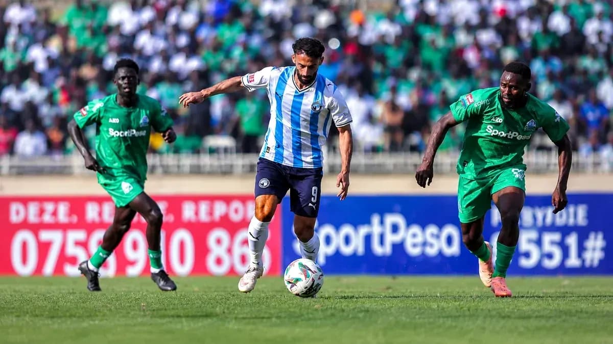 Player dribbling past defenders during match Player dribbling past defenders during match