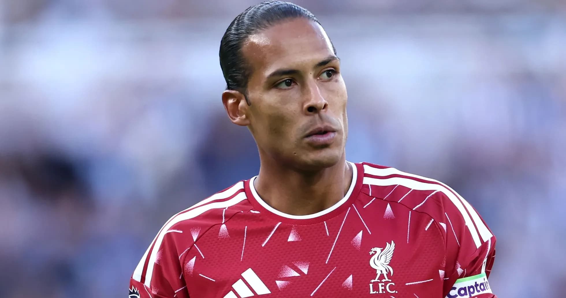 Player in red Liverpool kit during match Player in red Liverpool kit during match