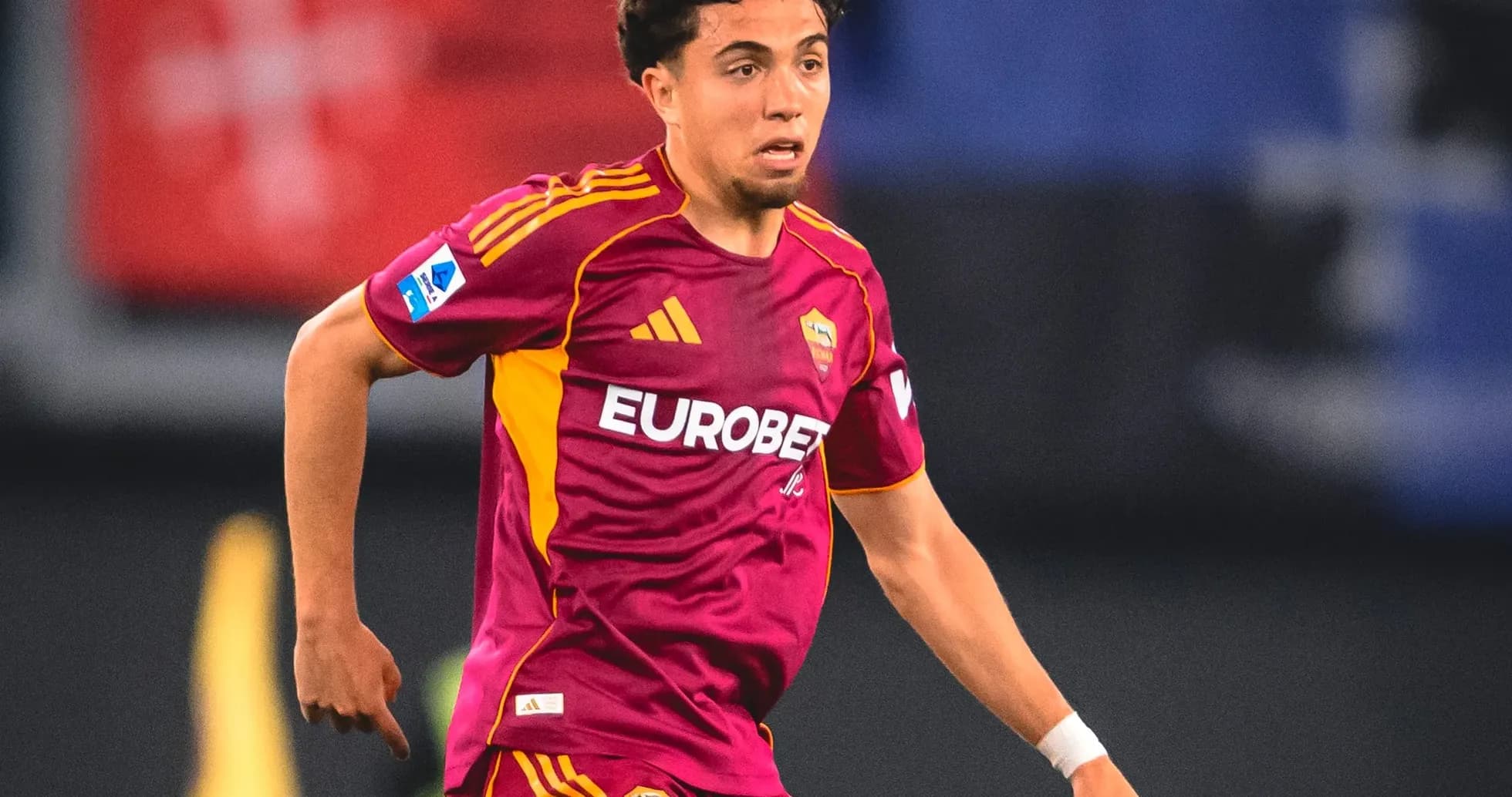 AS Roma player in action during match AS Roma player in action during match