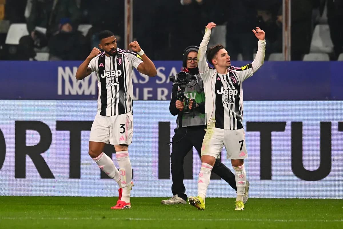 Juventus players celebrating after a goal Juventus players celebrating after a goal
