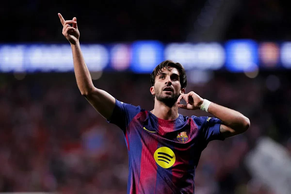 Barcelona player celebrating a goal during match Barcelona player celebrating a goal during match
