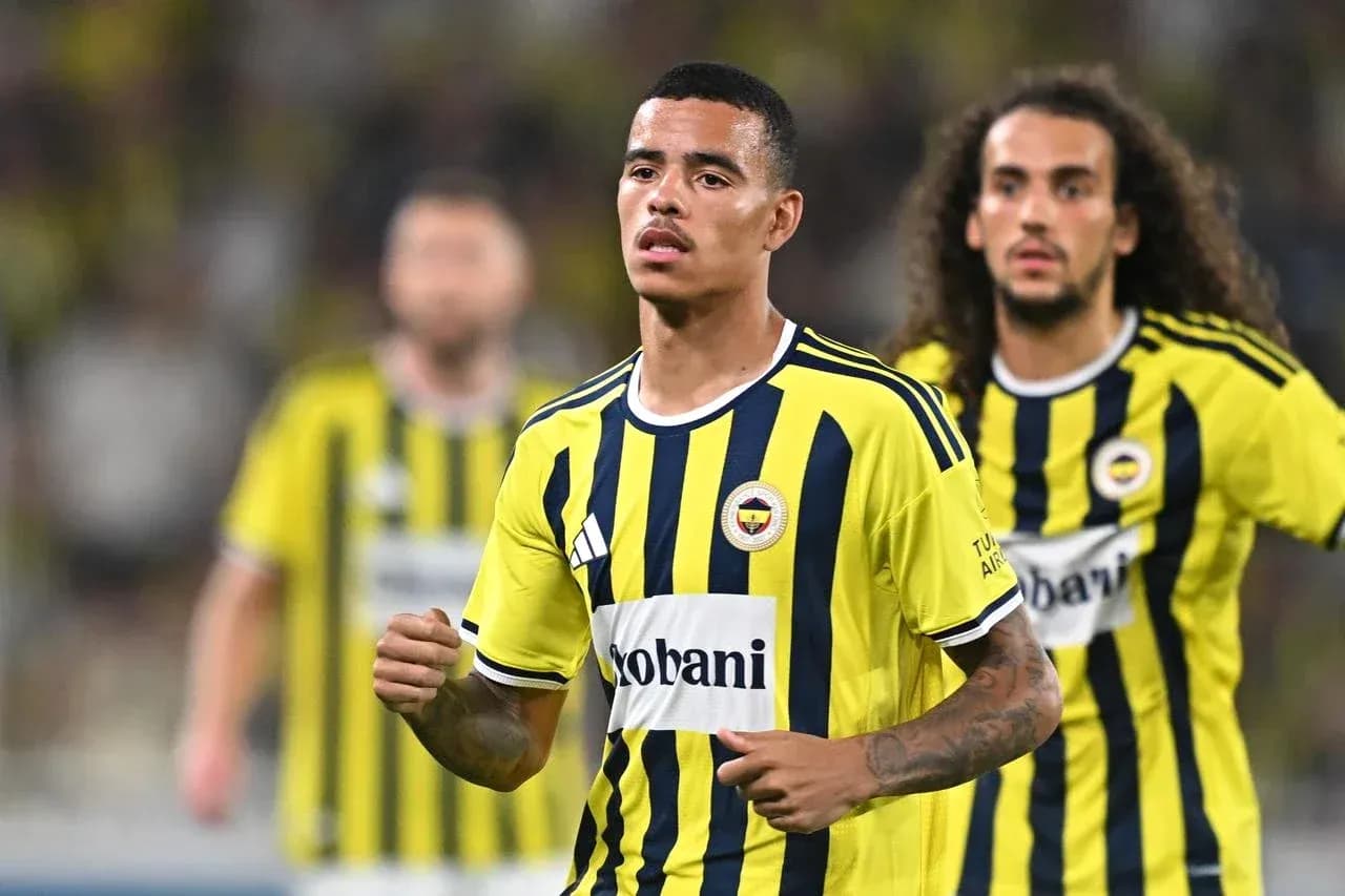 Fenerbahçe players celebrating during UEFA match Fenerbahçe players celebrating during UEFA match