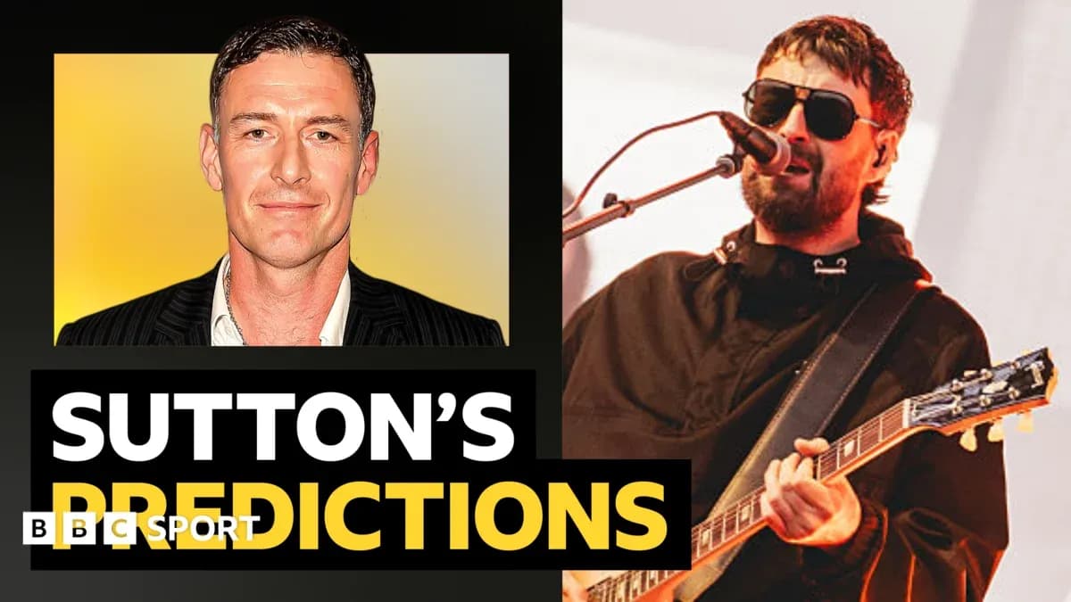 Collage featuring Sutton and a musician performing Collage featuring Sutton and a musician performing