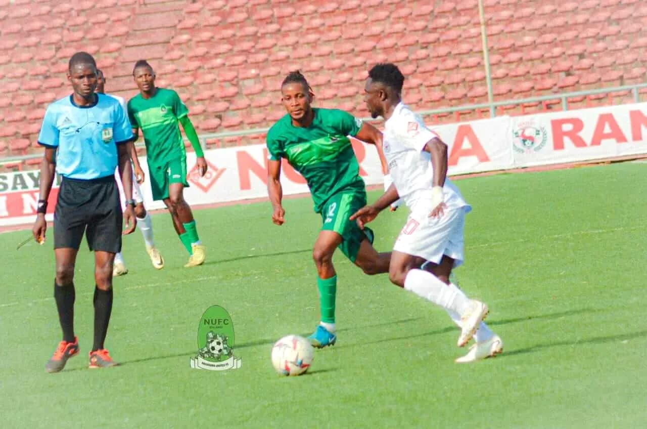 Players competing during Enugu Rangers vs Nasarawa United Players competing during Enugu Rangers vs Nasarawa United