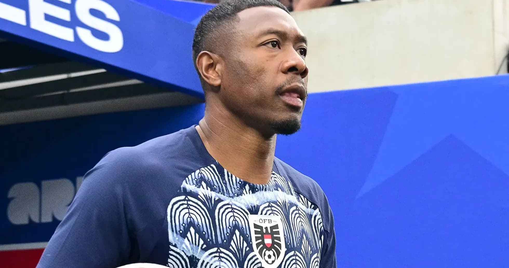 Player entering stadium tunnel before match Player entering stadium tunnel before match