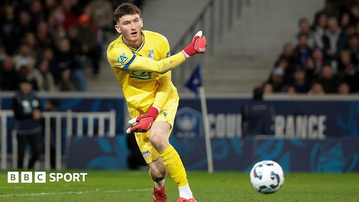 Goalkeeper in yellow kit making a throw during match Goalkeeper in yellow kit making a throw during match