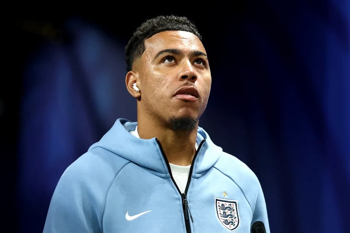 Player wearing England hoodie during pre-match event Player wearing England hoodie during pre-match event