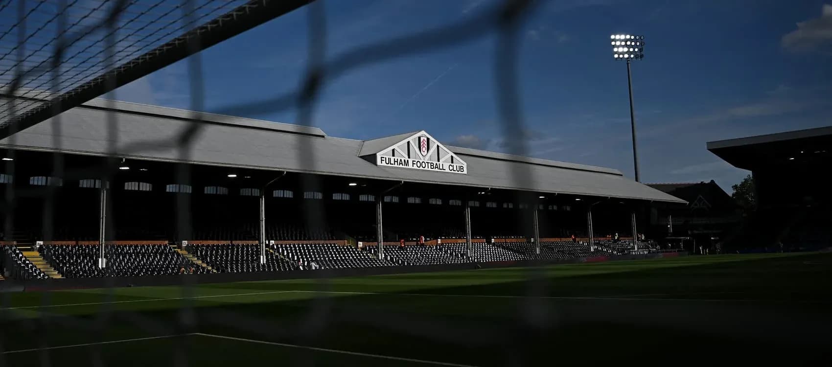 Fulham Football Club stadium under clear sky Fulham Football Club stadium under clear sky