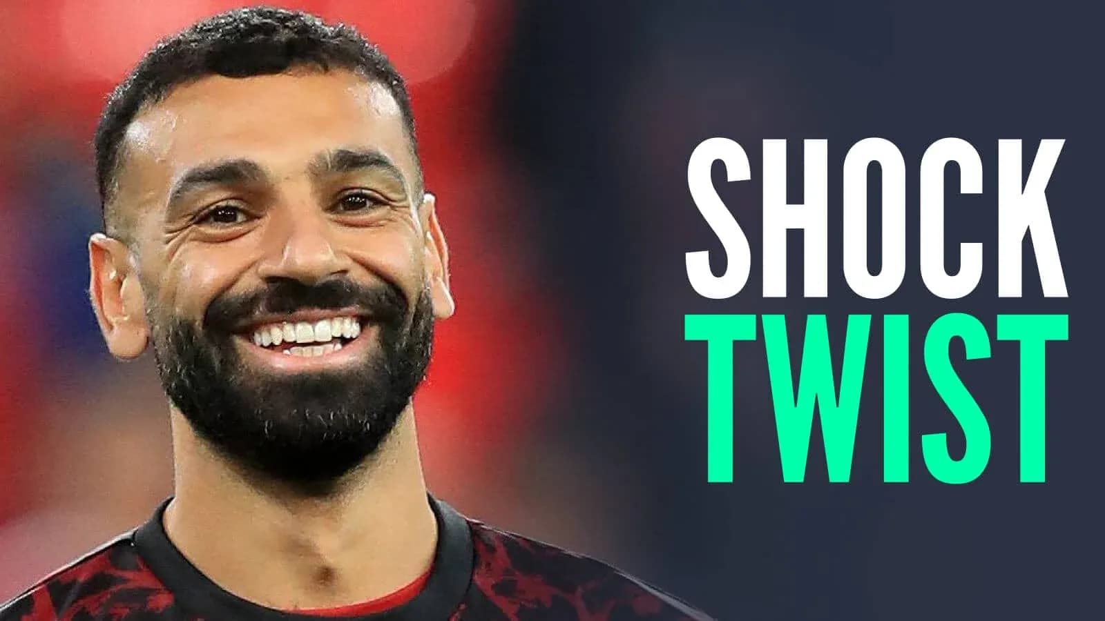 Smiling player in a sports jersey with text overlay Smiling player in a sports jersey with text overlay
