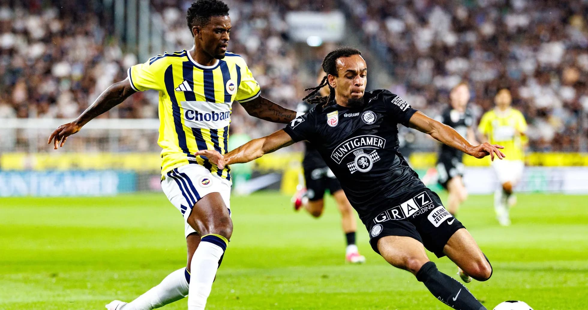 Players competing in UEFA Champions League match Players competing in UEFA Champions League match