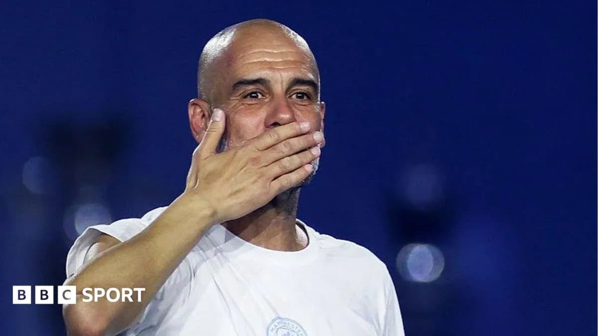 Coach gesturing with hand after match conclusion Coach gesturing with hand after match conclusion