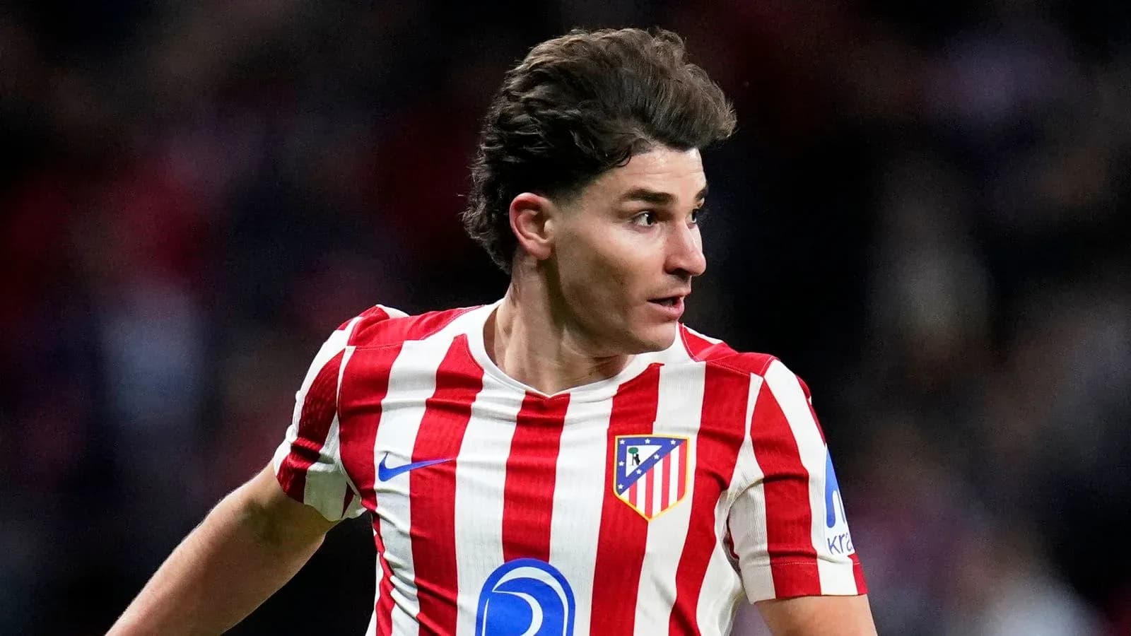 Atletico Madrid player during a match action Atletico Madrid player during a match action