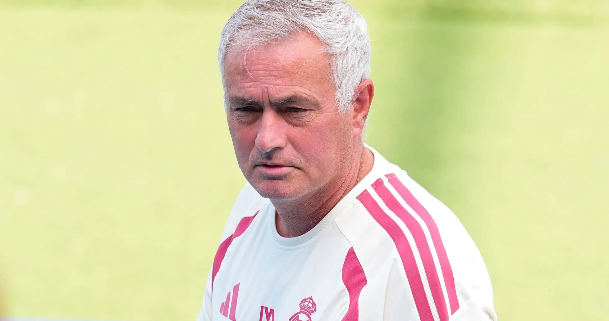 Coach wearing Real Madrid training kit outdoors Coach wearing Real Madrid training kit outdoors
