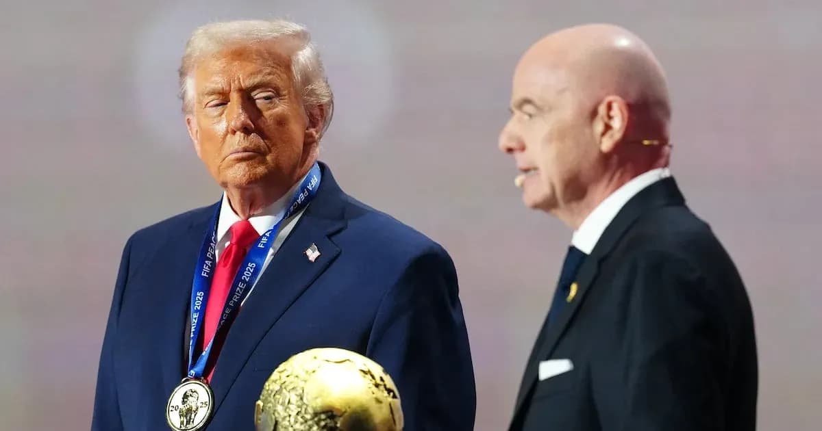 Two men at an award ceremony with trophy Two men at an award ceremony with trophy