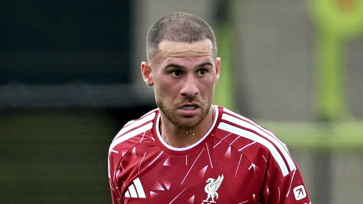 Player wearing Liverpool training kit during practice Player wearing Liverpool training kit during practice