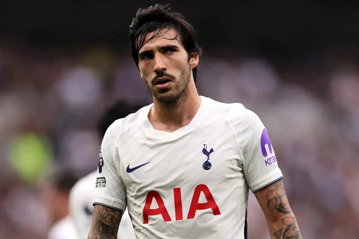 Player in Tottenham kit during match action Player in Tottenham kit during match action