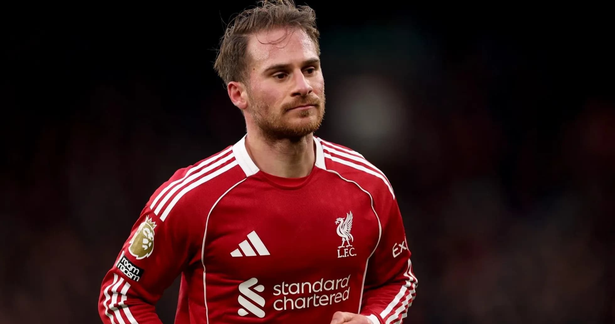 Player in Liverpool kit during match Player in Liverpool kit during match