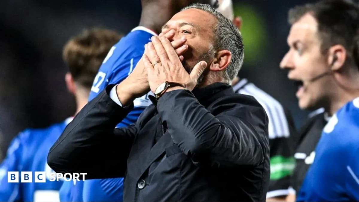 Coach gesturing passionately during match incident Coach gesturing passionately during match incident