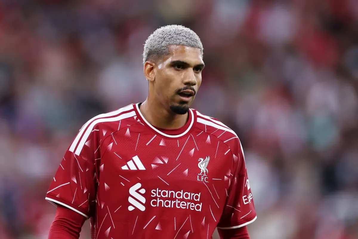 Player wearing Liverpool jersey during match Player wearing Liverpool jersey during match