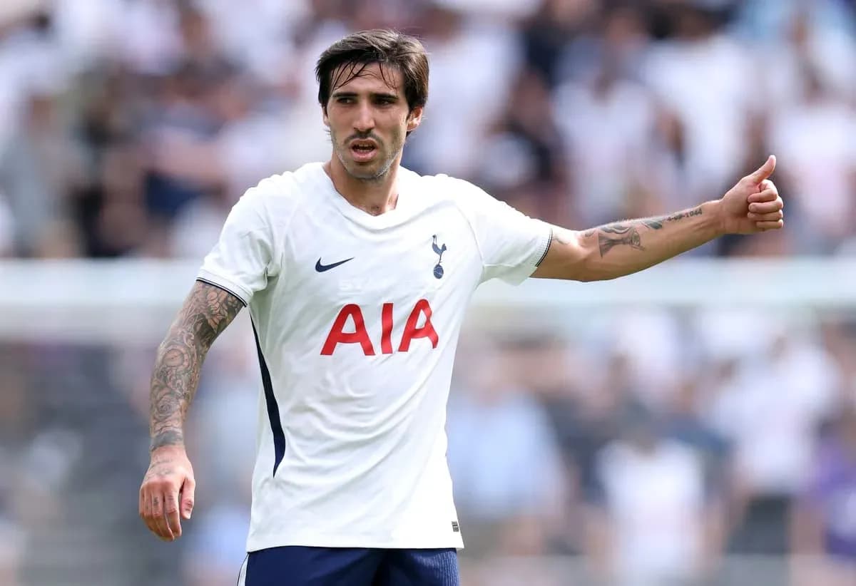 Player gesturing during a match for Tottenham Hotspur Player gesturing during a match for Tottenham Hotspur
