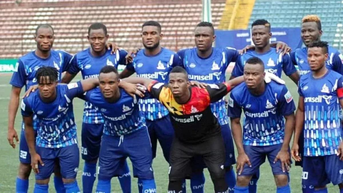 Rivers United team photo before NPFL match Rivers United team photo before NPFL match
