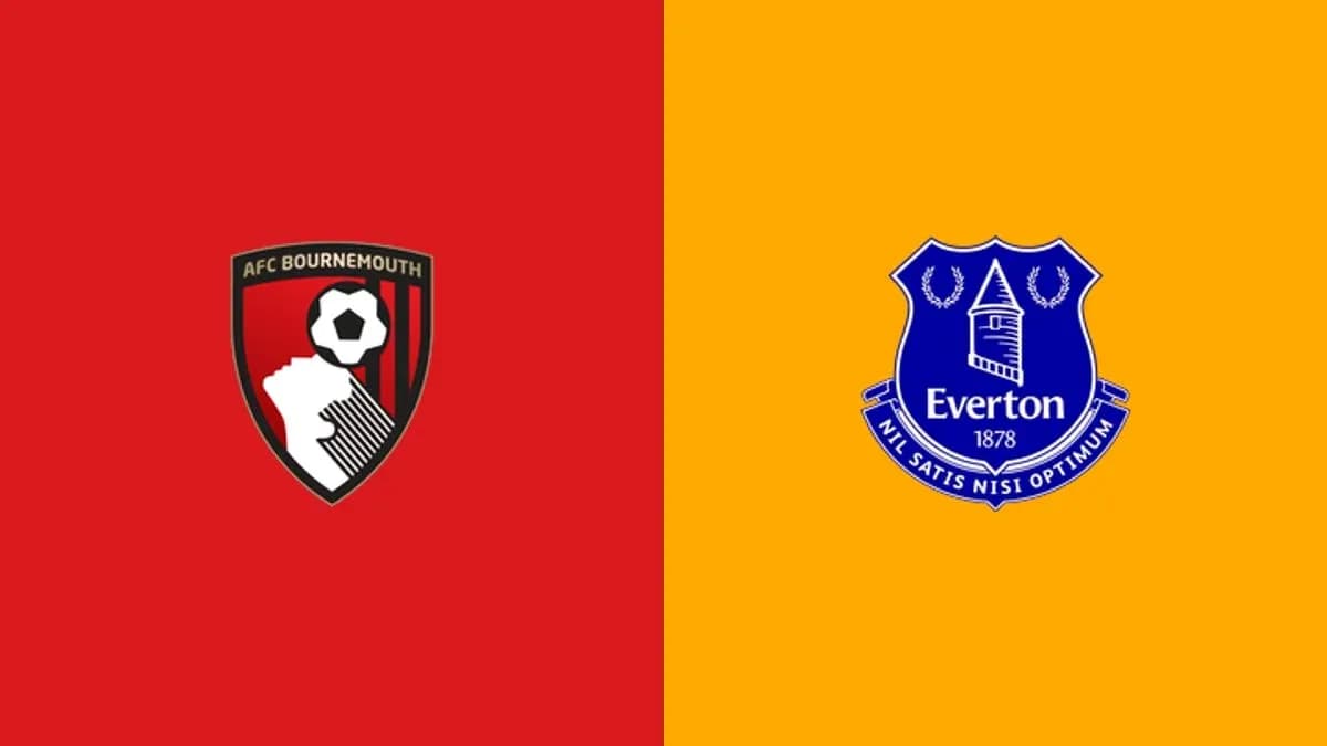 Logos of AFC Bournemouth and Everton FC Logos of AFC Bournemouth and Everton FC