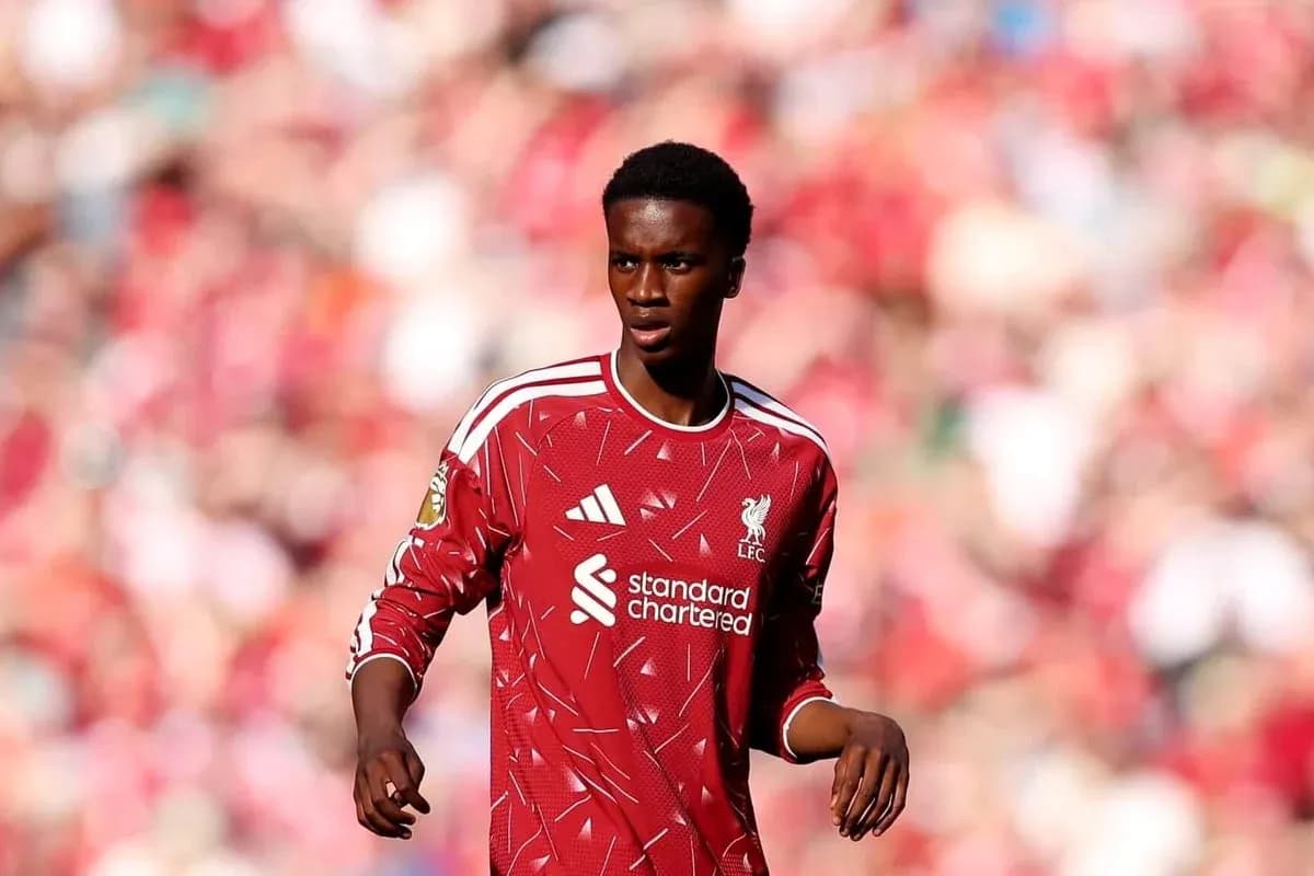 Player in Liverpool kit during a match Player in Liverpool kit during a match
