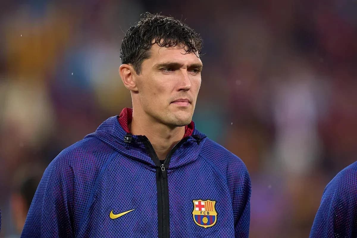 Player wearing Barcelona jacket during match warm-up Player wearing Barcelona jacket during match warm-up