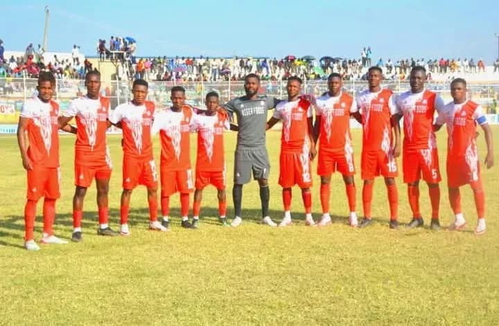 Kano Pillars team posing for a group photo Kano Pillars team posing for a group photo