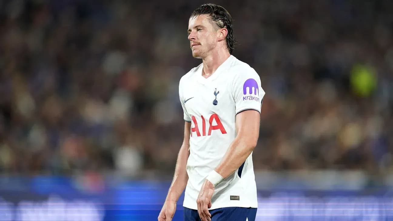 Tottenham player walking off the pitch during match Tottenham player walking off the pitch during match