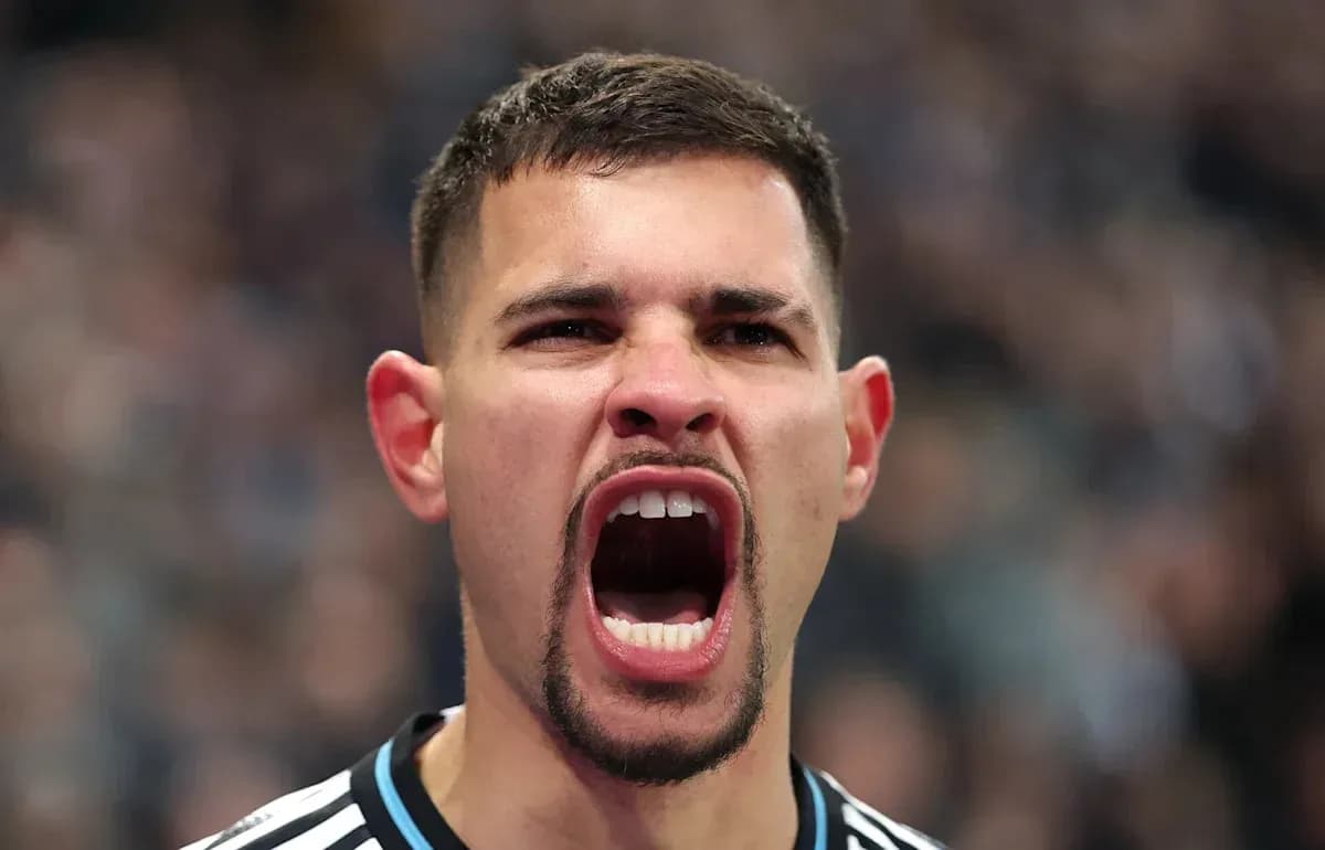 Player yelling during a sports event celebration Player yelling during a sports event celebration