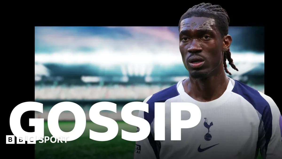 Player in Tottenham kit during match with stadium background Player in Tottenham kit during match with stadium background