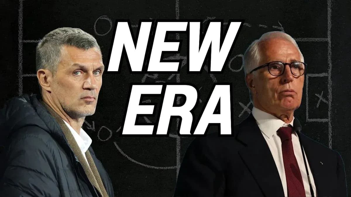 Two sports executives with 'NEW ERA' text overlay Two sports executives with 'NEW ERA' text overlay
